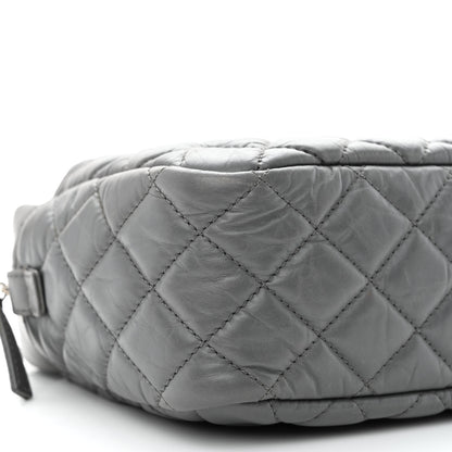 Chanel Aged Calfskin Quilted Medium Reissue Camera Case Grey 9 of 11