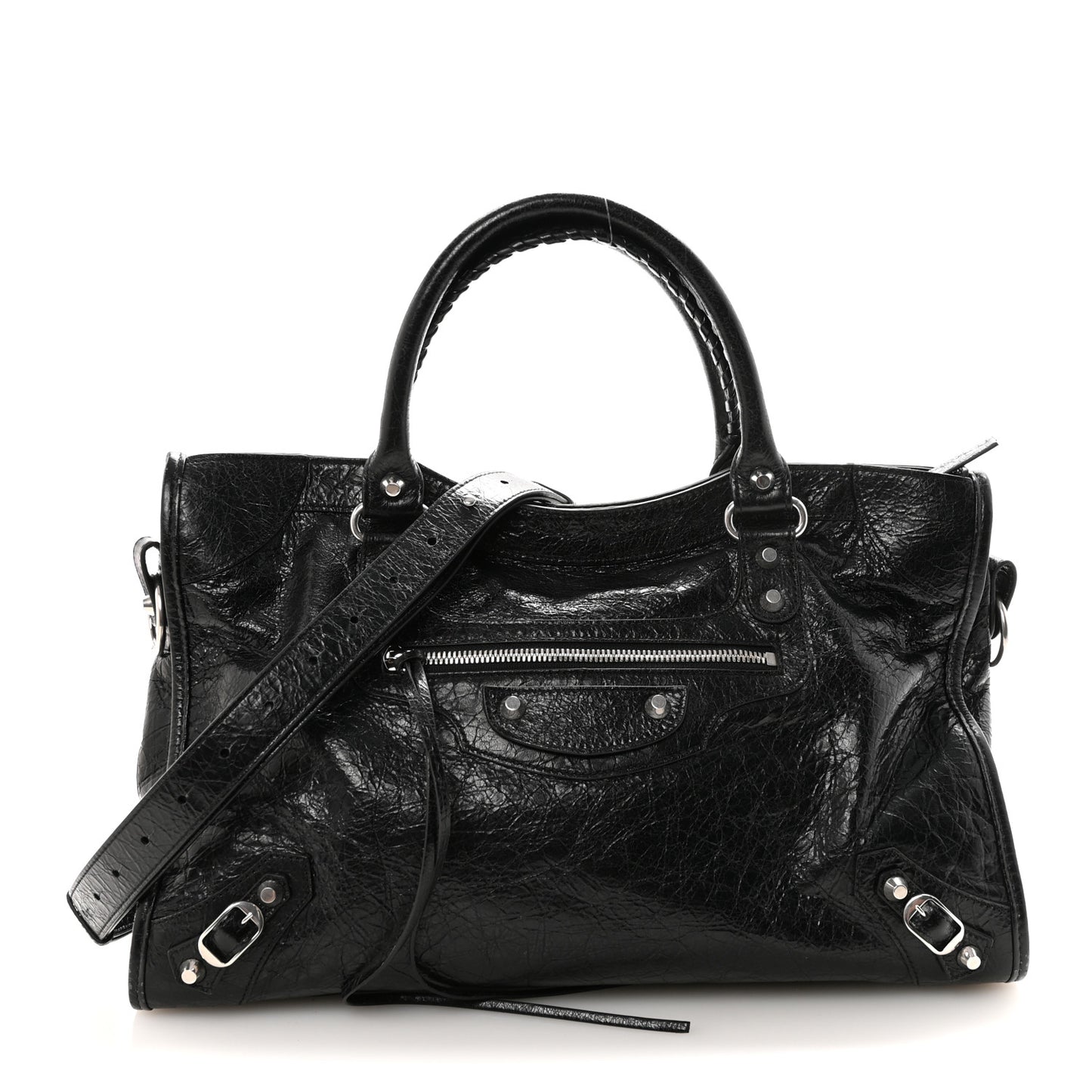 Agneau Arena Silver Hardware Medium Le City Black