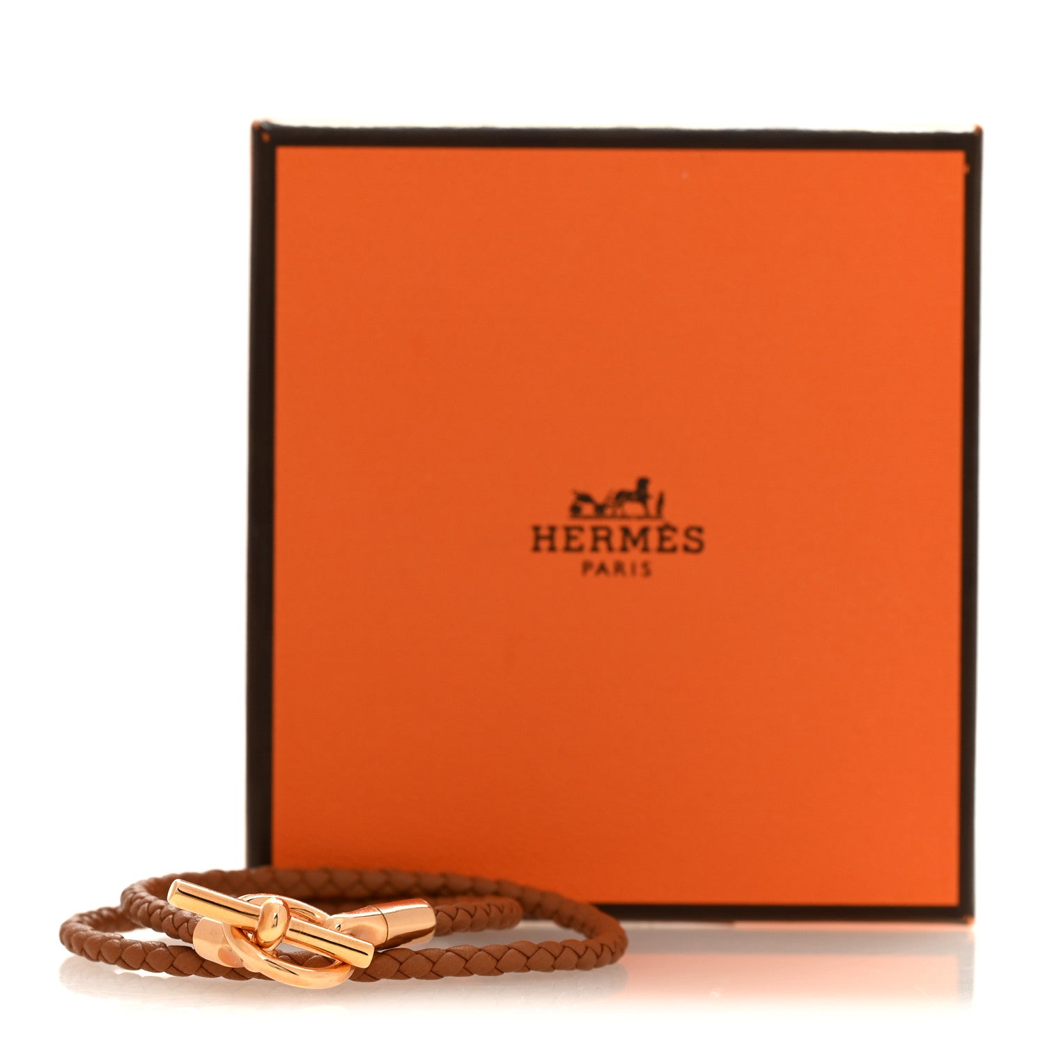 Hermes Swift Glenan Double Tour Bracelet T1 Gold 6 of 6
