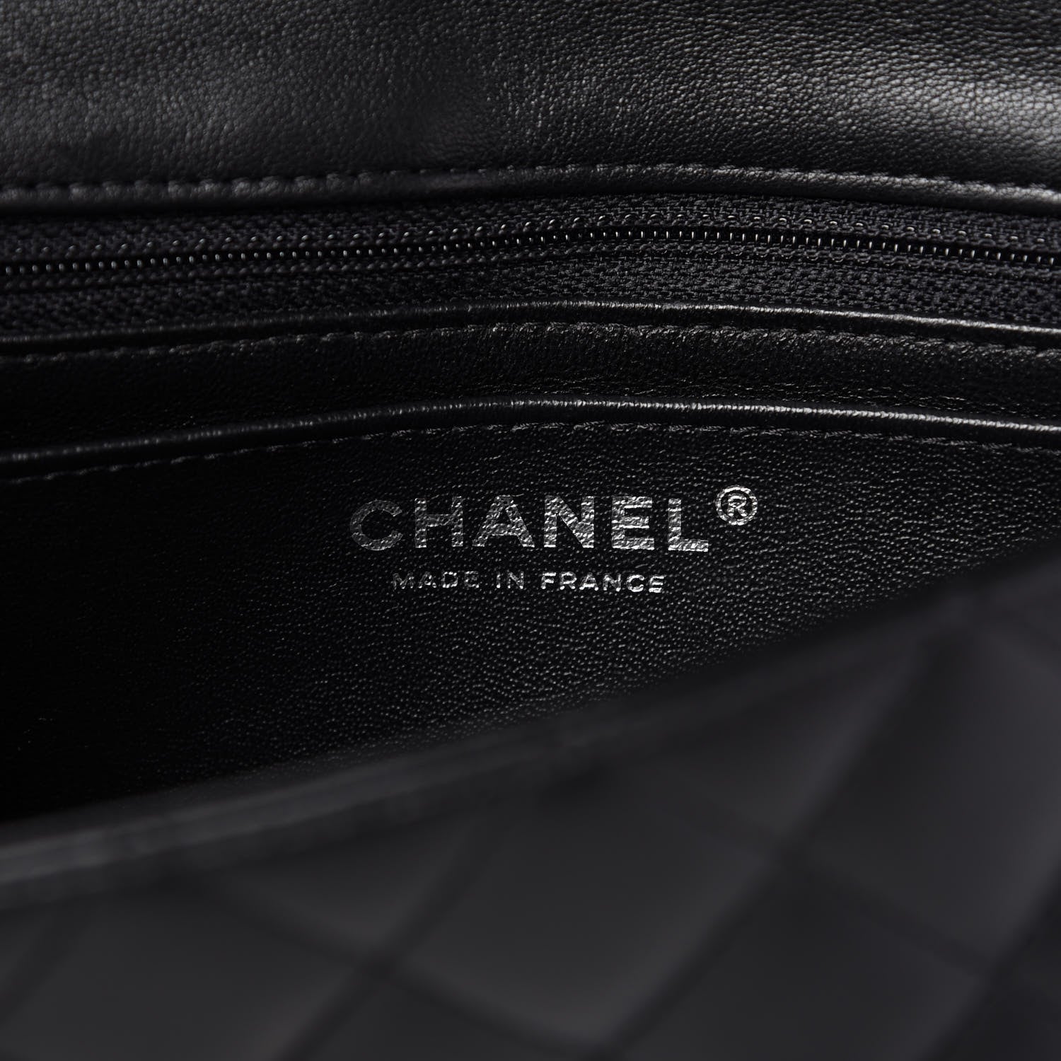 Chanel Lambskin Quilted Mini Rectangular Flap Black 8 of 11