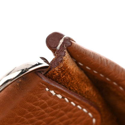 Hermes Taurillon Clemence Evelyne III PM Gold 14 of 15