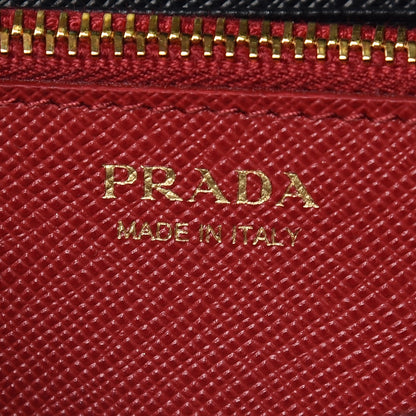 Prada Saffiano Robot Crossbody Wallet Black 10 of 11