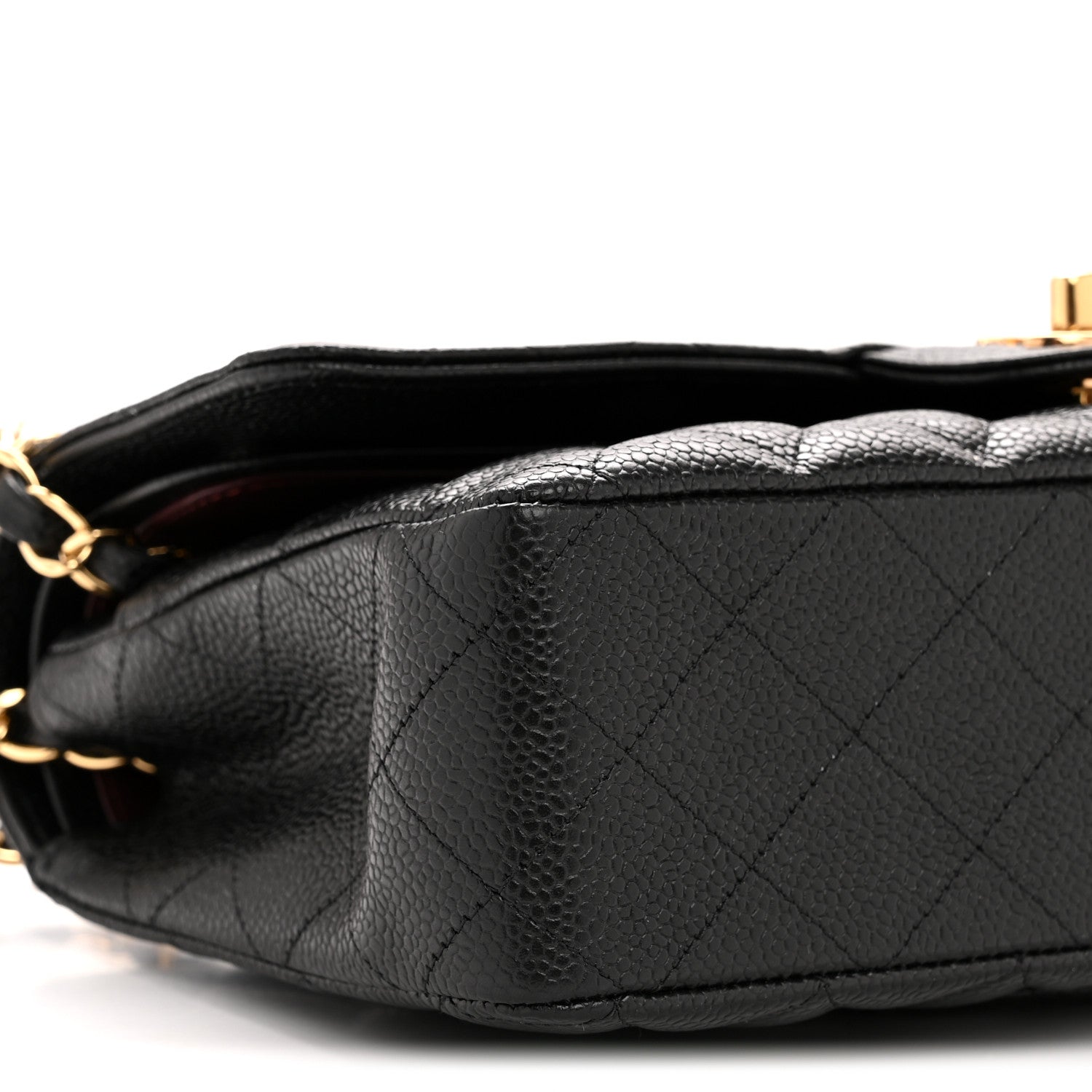 Chanel Caviar Quilted Medium Double Flap Black 9 of 10