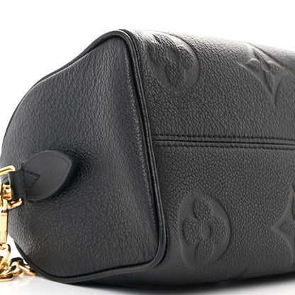 Louis Vuitton Empreinte Monogram Giant Speedy Bandouliere 20 Black 8 of 10