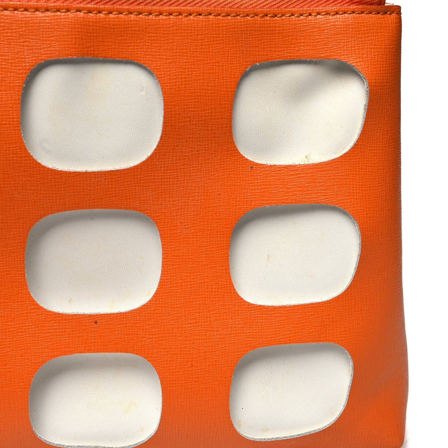 Off-White X Heron Preston PVC Transparent Crossbody Bag Orange White 17 of 19