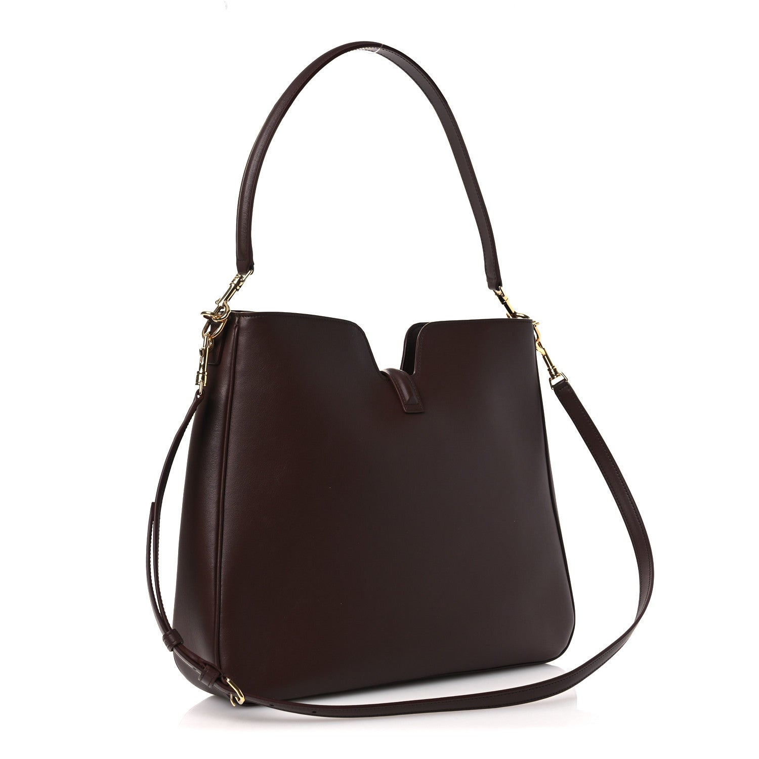 Celine Smooth Calfskin Medium Camille 16 Soft Bag Chestnut 2 of 11