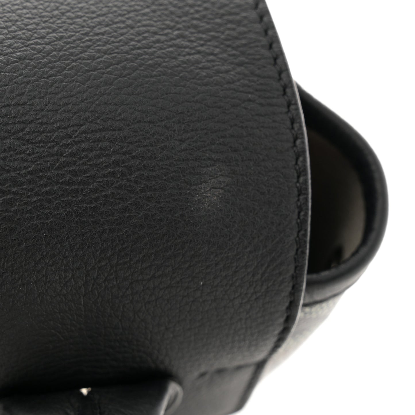 Goyardine Calfskin Mini Alpin Backpack Black