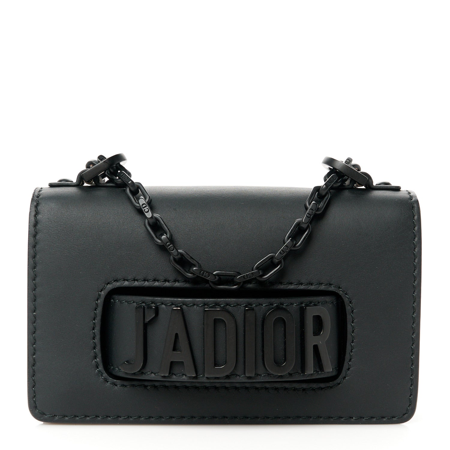 Christian Dior Ultra Matte Calfskin Mini J'Adior Chain Flap Bag Black 1 of 10