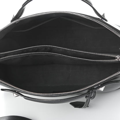 Fendi Vitello Dolce Marmol Large By The Way Boston Bag Black 6 of 11