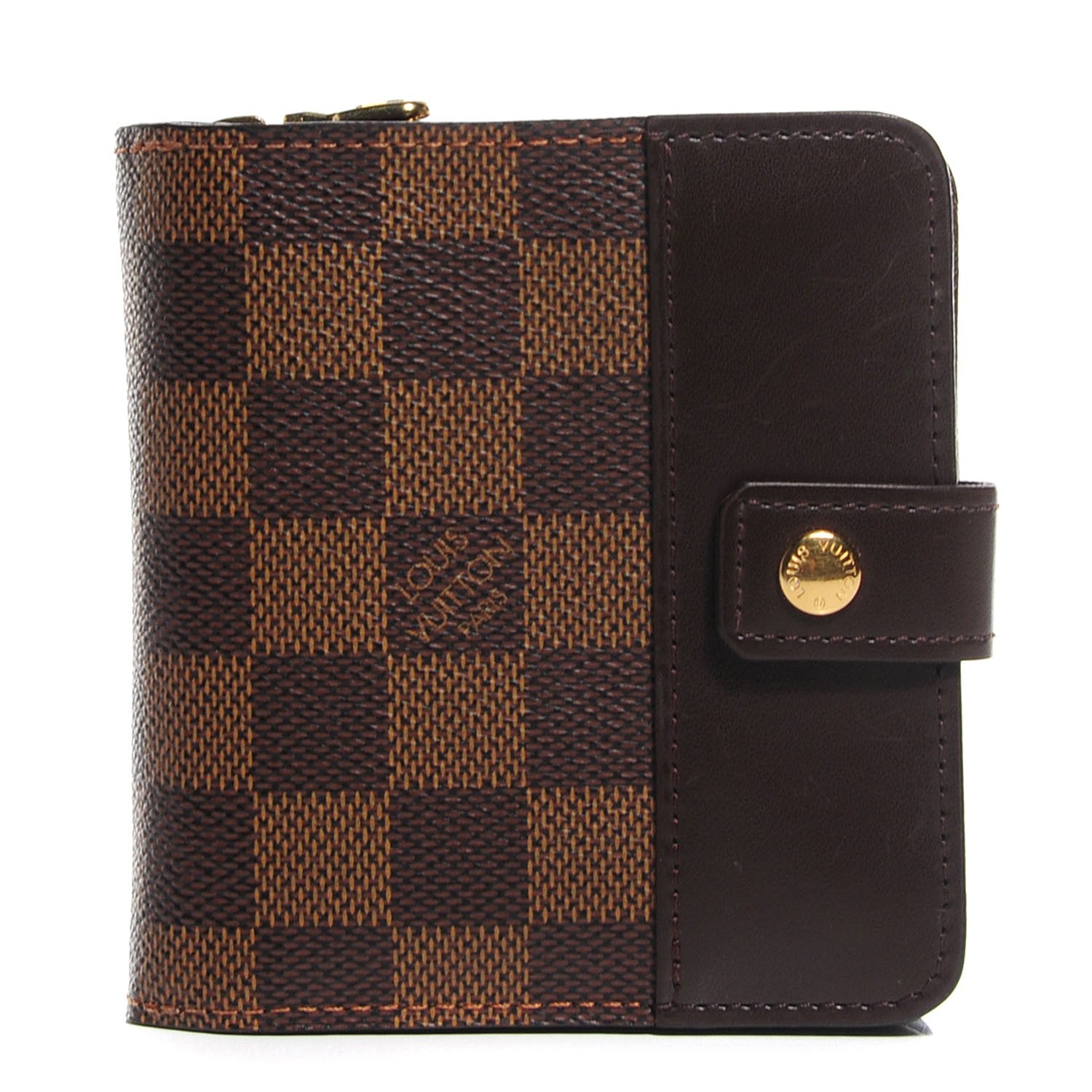 Louis Vuitton Damier Ebene Zippe Zipped Compact Wallet 1 of 6