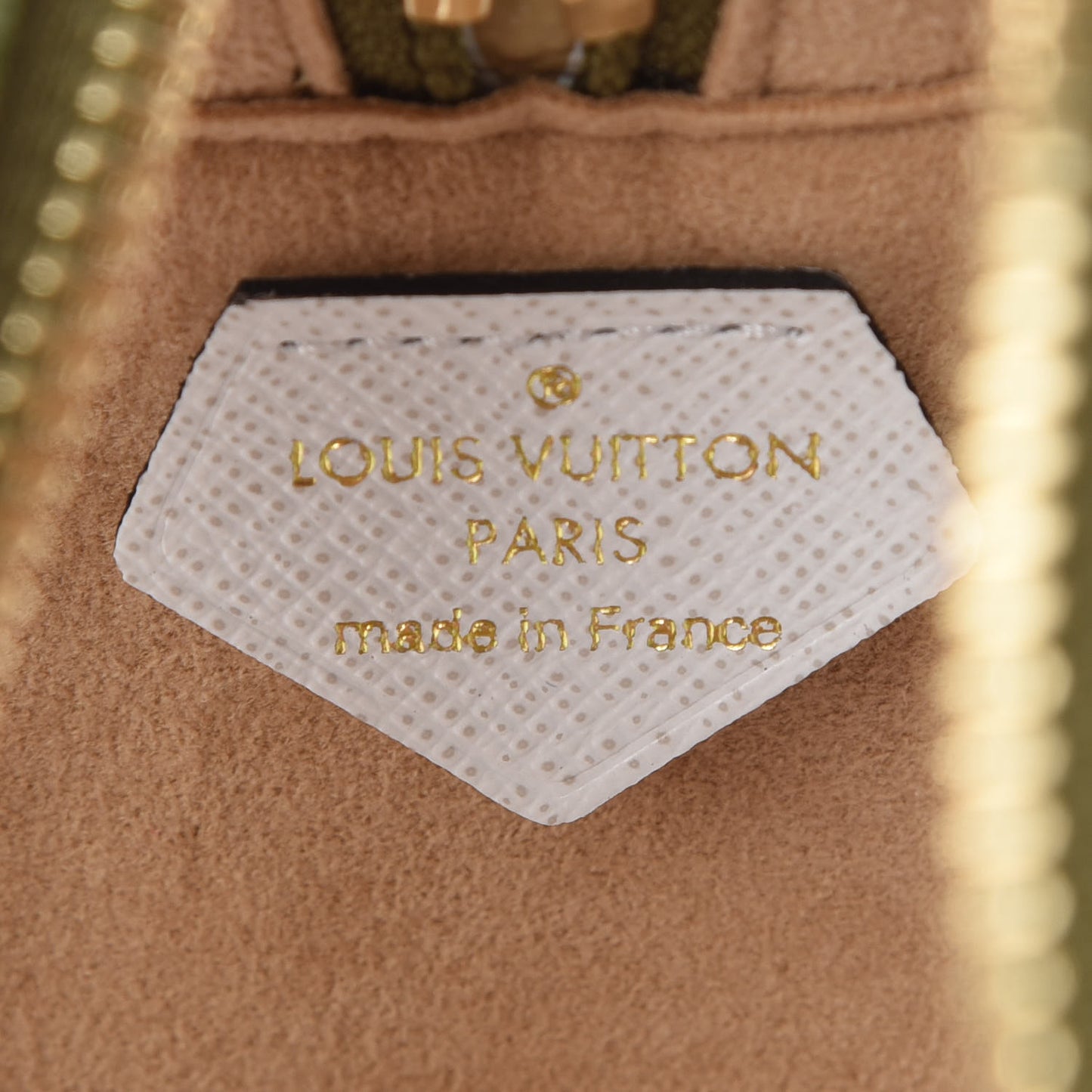 Monogram Giant Beach Pouch Kaki