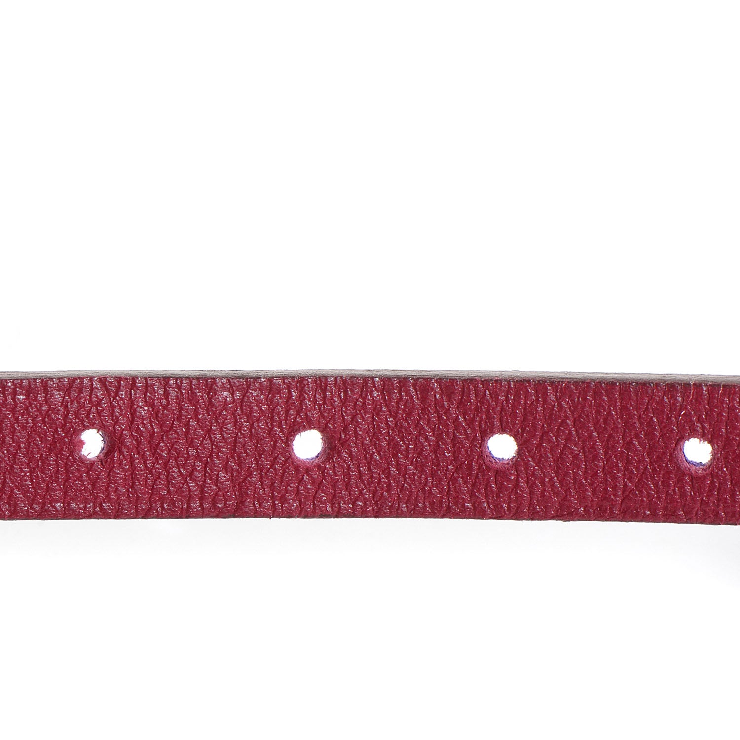 Hermes Epsom Swift Behapi Double Tour Reversible Bracelet Iris Rubis Small 6 of 8