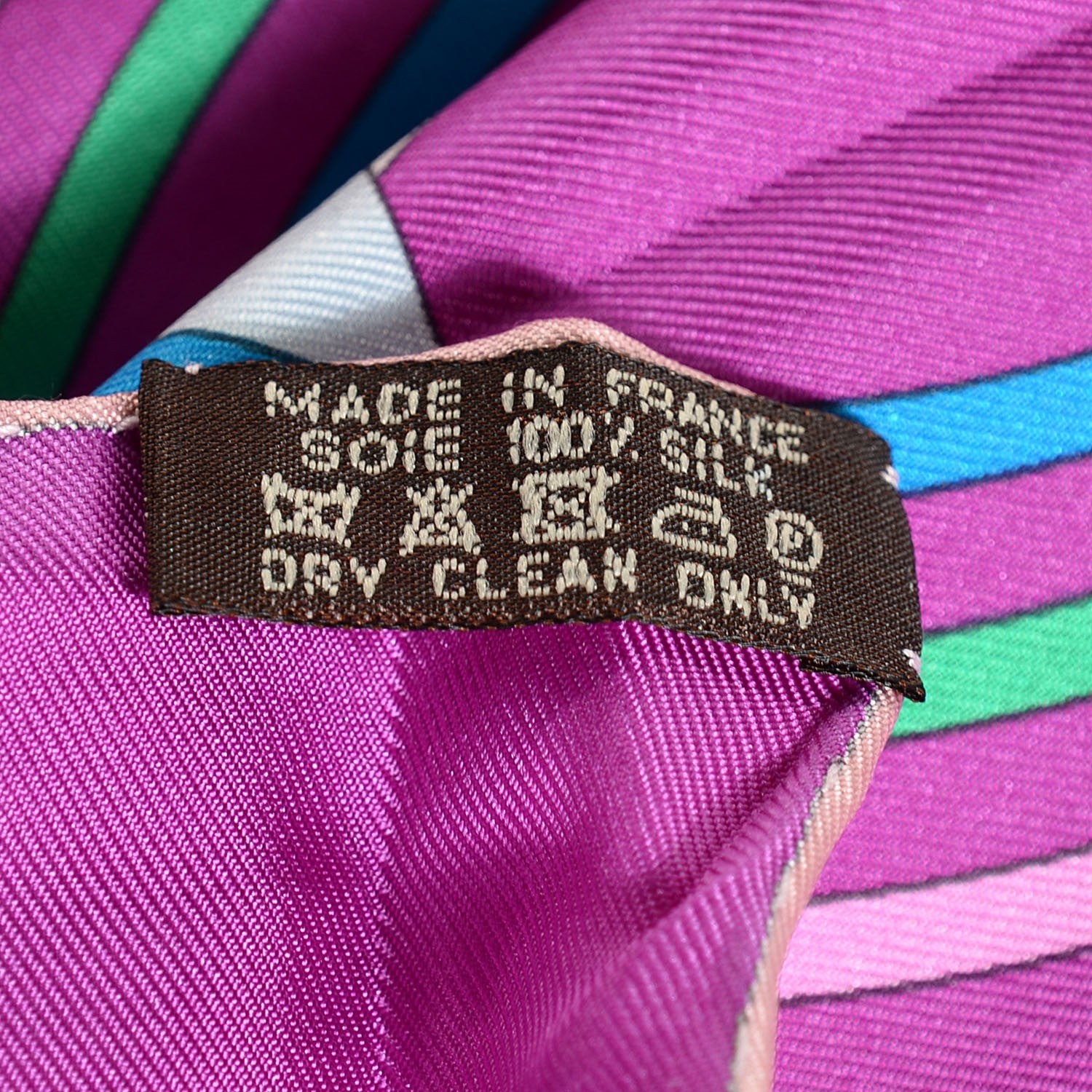Hermes Silk La Maizeon des Carres Scarf 90 Fuchsia Blanc Multicolor 5 of 5