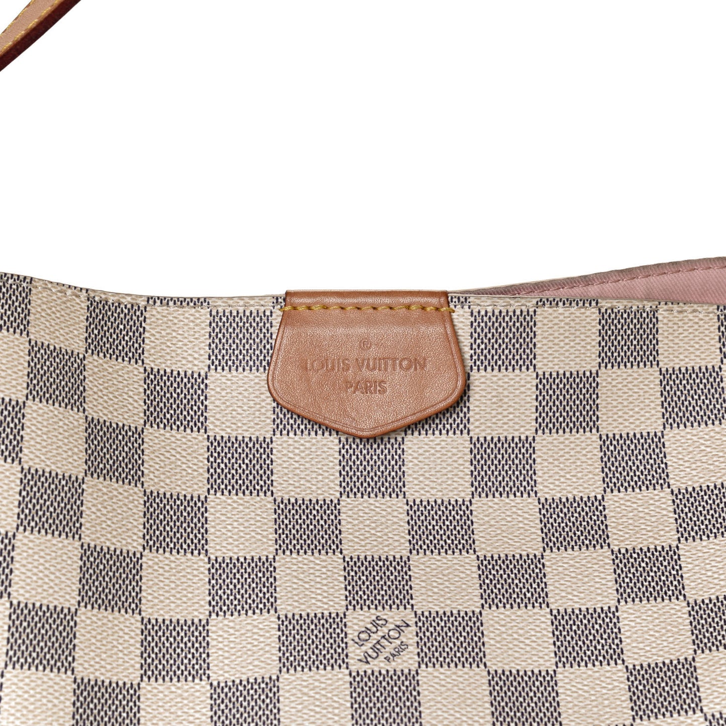 Damier Azur Graceful MM Rose Ballerine
