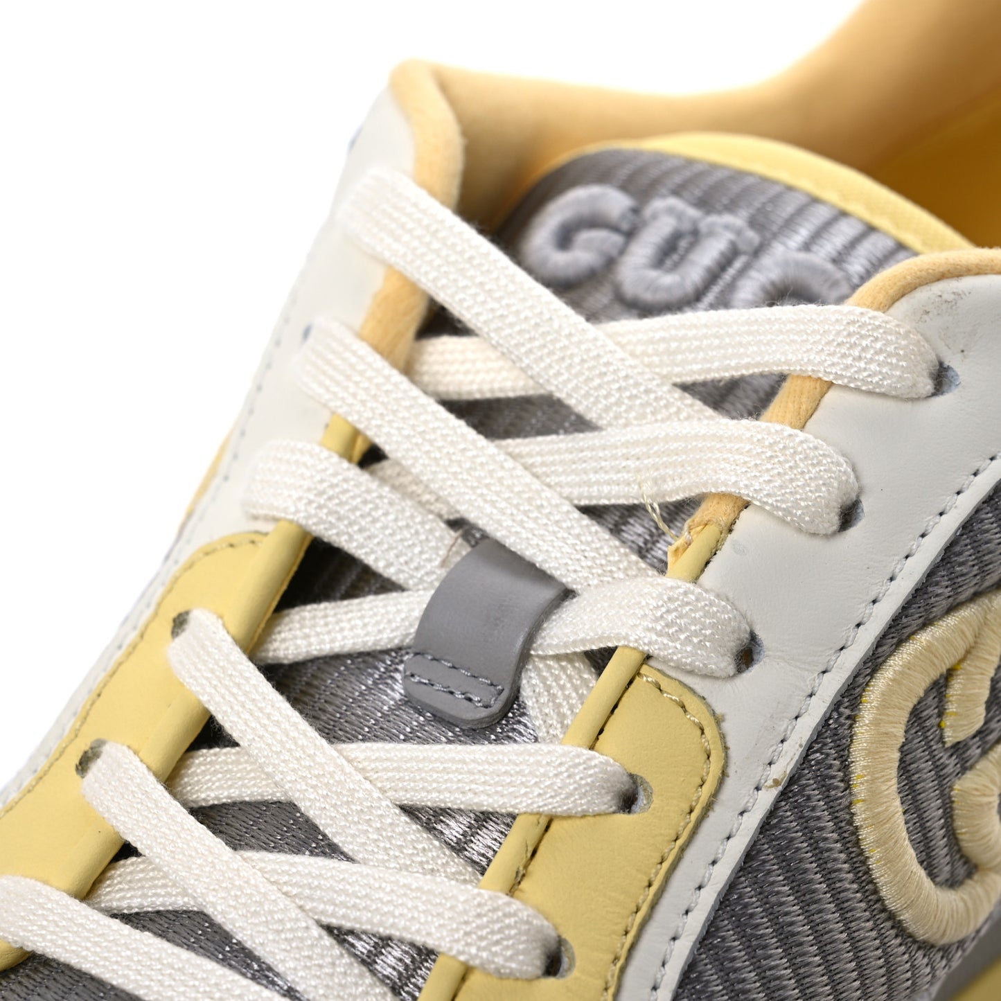 Dali Soft Calfskin Womens Mac80 Sneakers 38 Off White Grey Sky Yellow