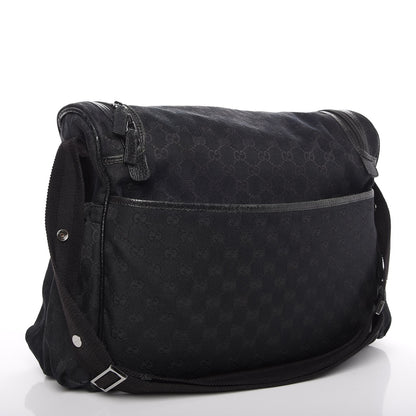 Gucci Monogram Large Diaper Bag Black 4 of 22