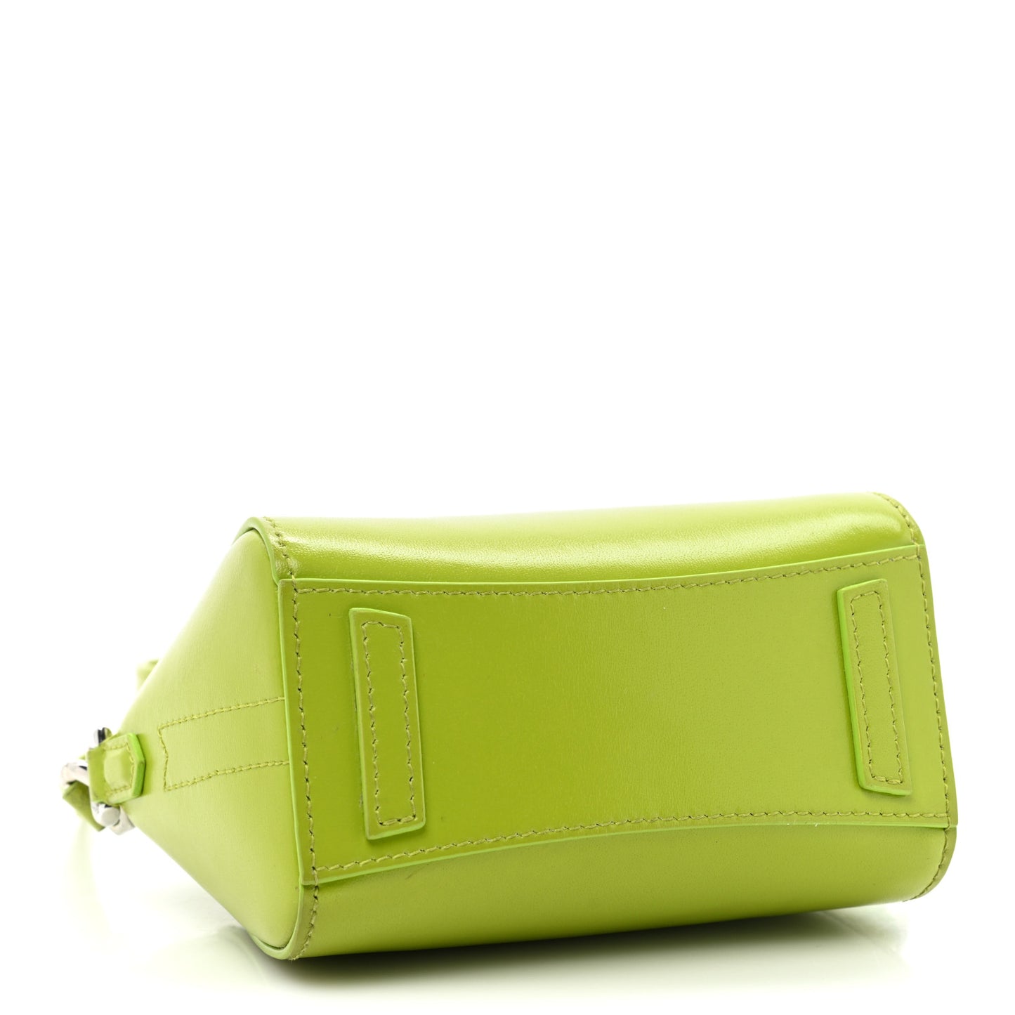 Shiny Lord Calfskin Micro Antigona Citrus Green