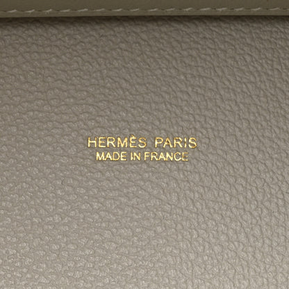 Hermes Evercolor Kelly Danse II Belt Bag Gris Perle 6 of 12
