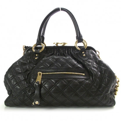 Marc Jacobs Quilted Leather Stam Black 1 of 10