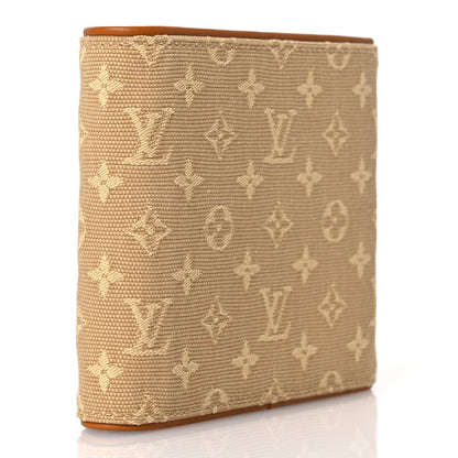 Louis Vuitton Mini Monogram Compact Wallet Beige 3 of 9