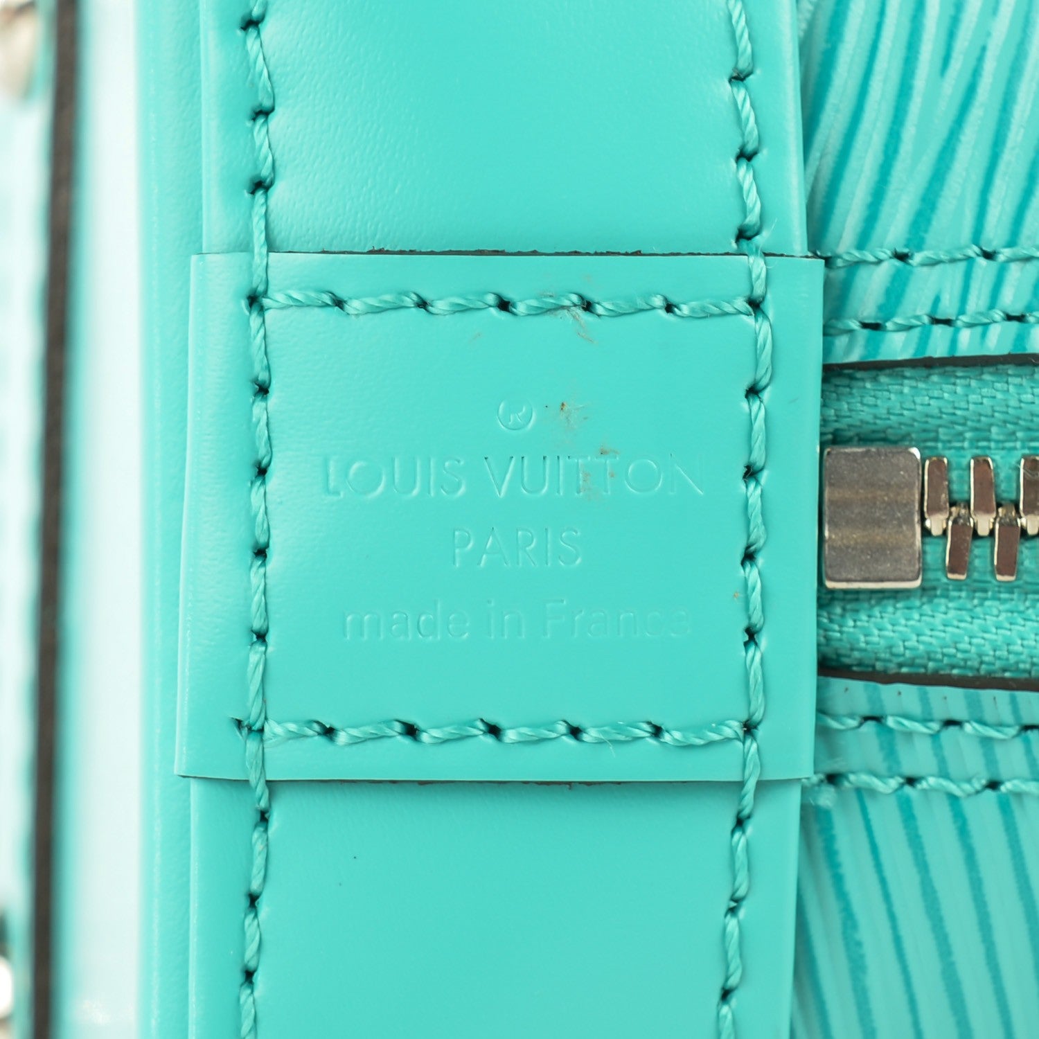 Louis Vuitton Epi Alma BB Turquoise 7 of 8