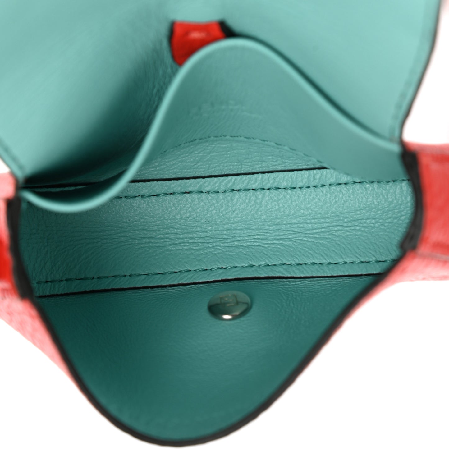 Cuoio Romano Micro Baguette Charm Papavero