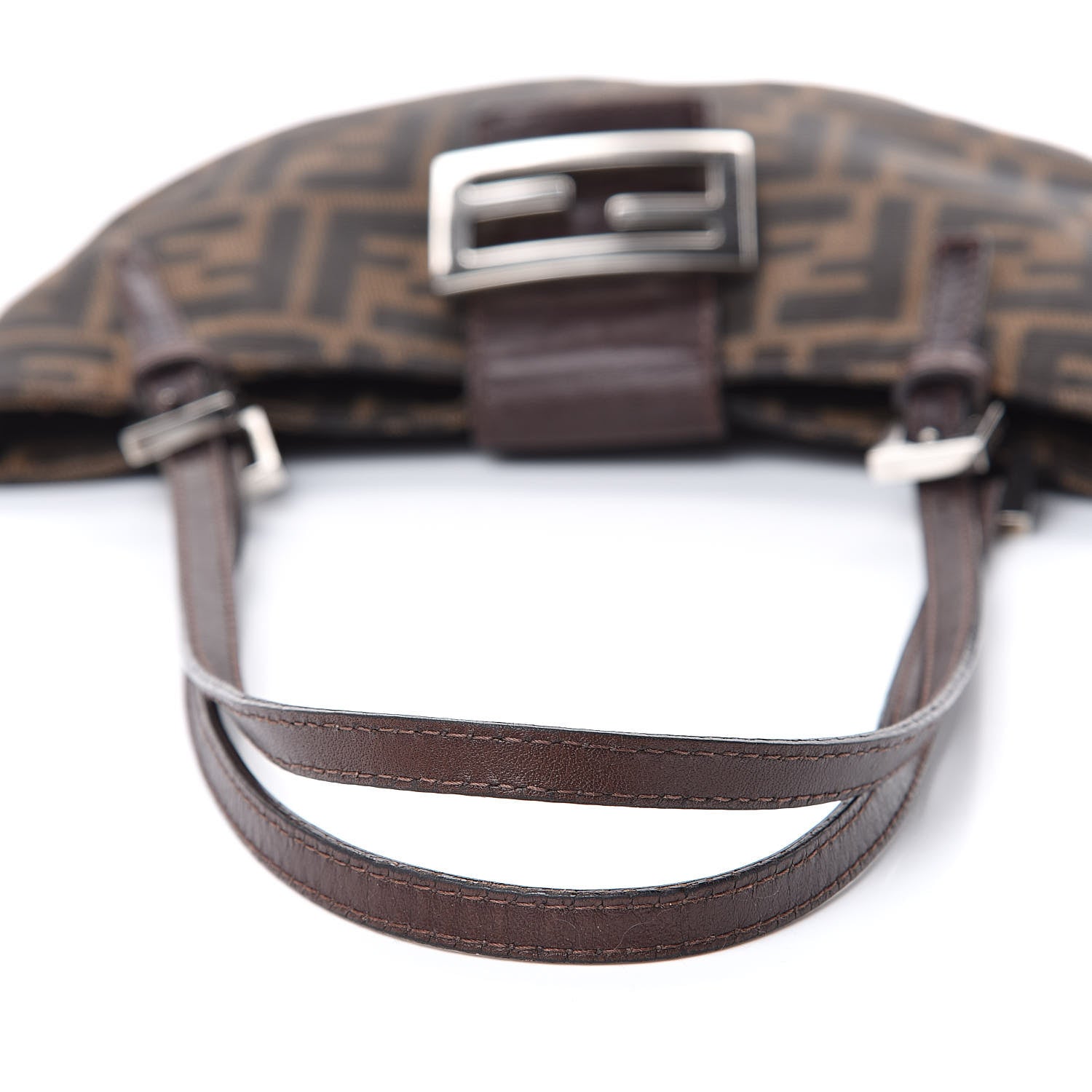 Fendi Zucca Shoulder Bag Tobacco 10 of 13