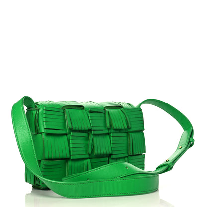 Bottega Veneta Nappa Maxi Intrecciato Fringed Cassette Crossbody Bag Parakeet 3 of 12