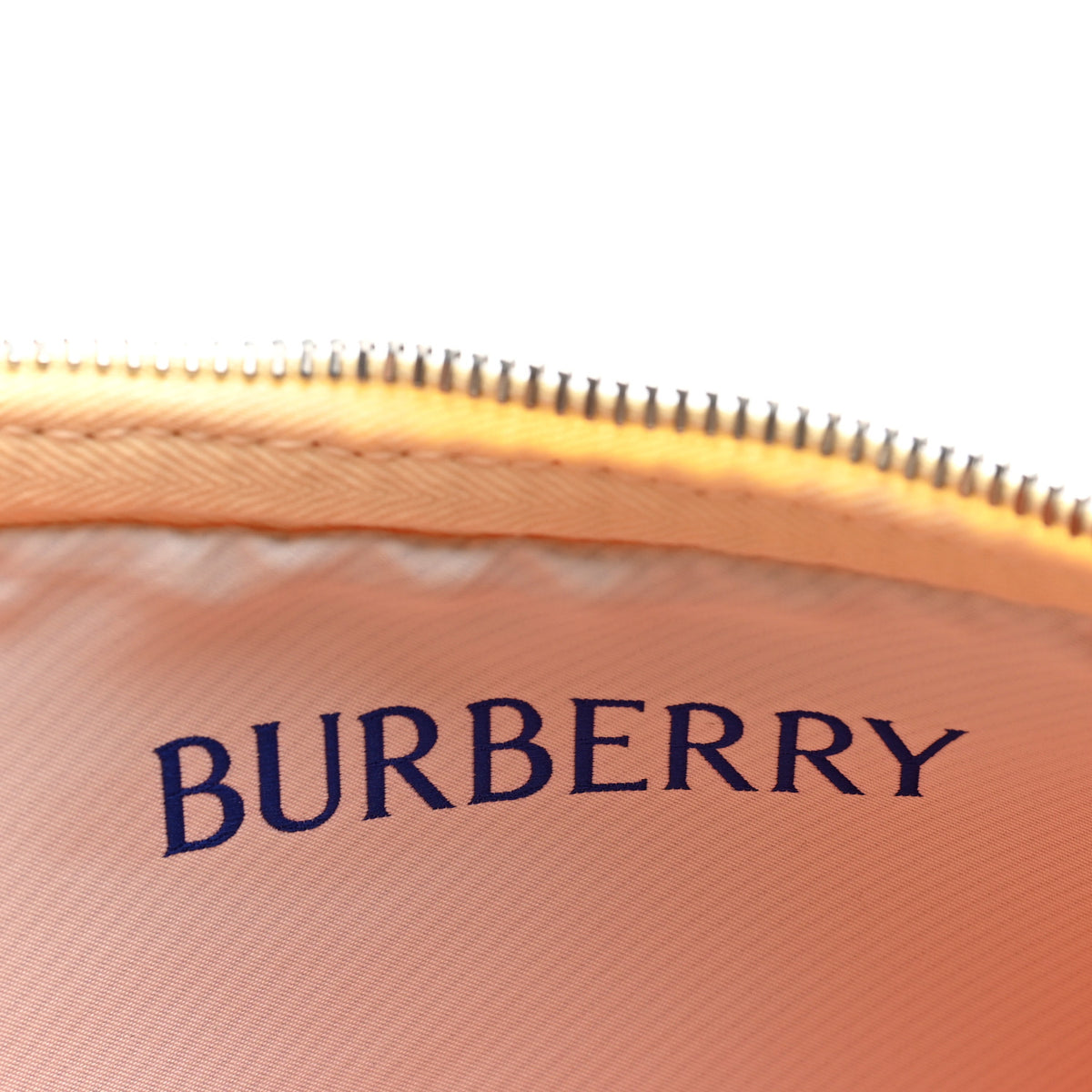 Canvas Knitted Check Mini Peg Duffle Bag Sherbert