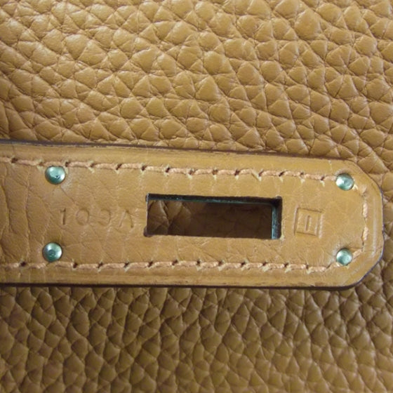 Taurillon Clemence Birkin 35 Orange