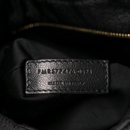 Saint Laurent Nylon Quilted Small Loulou Puffer Monogram Chain Satchel Black 7 of 10