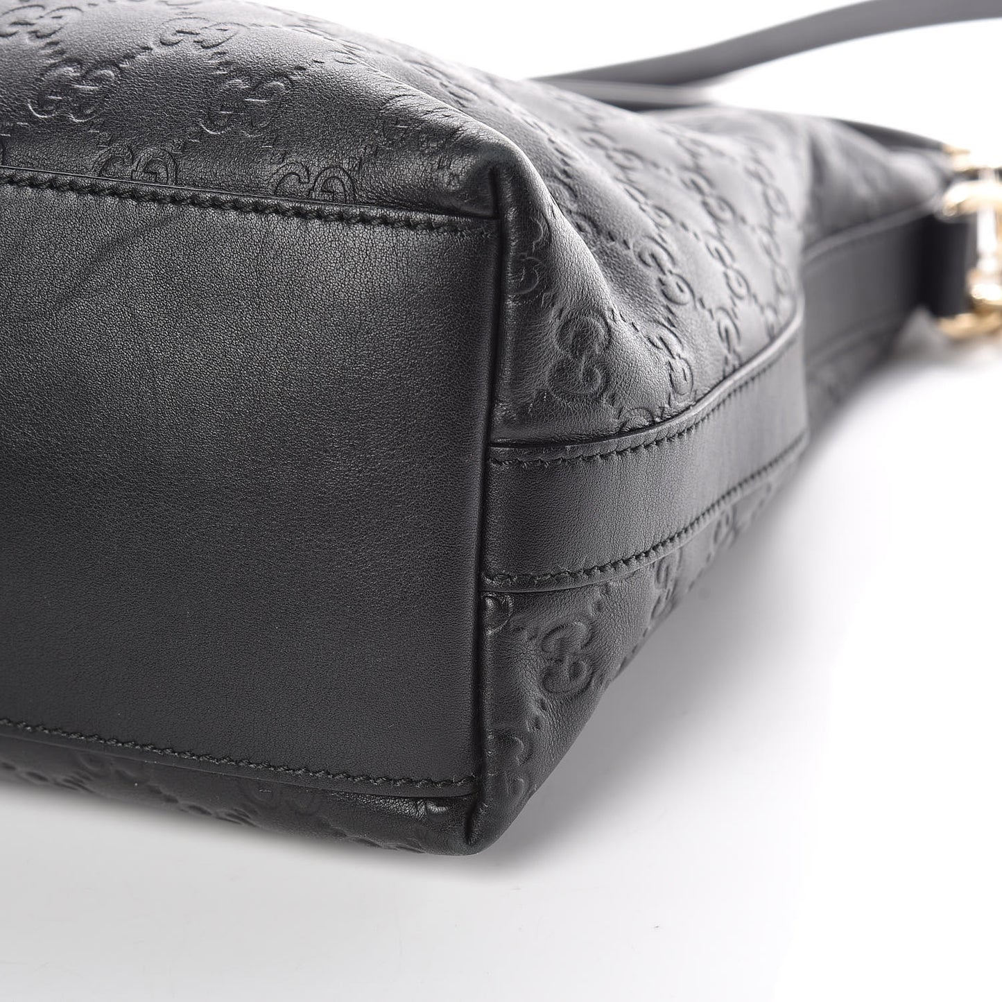 Guccissima Small Miss GG Hobo Black