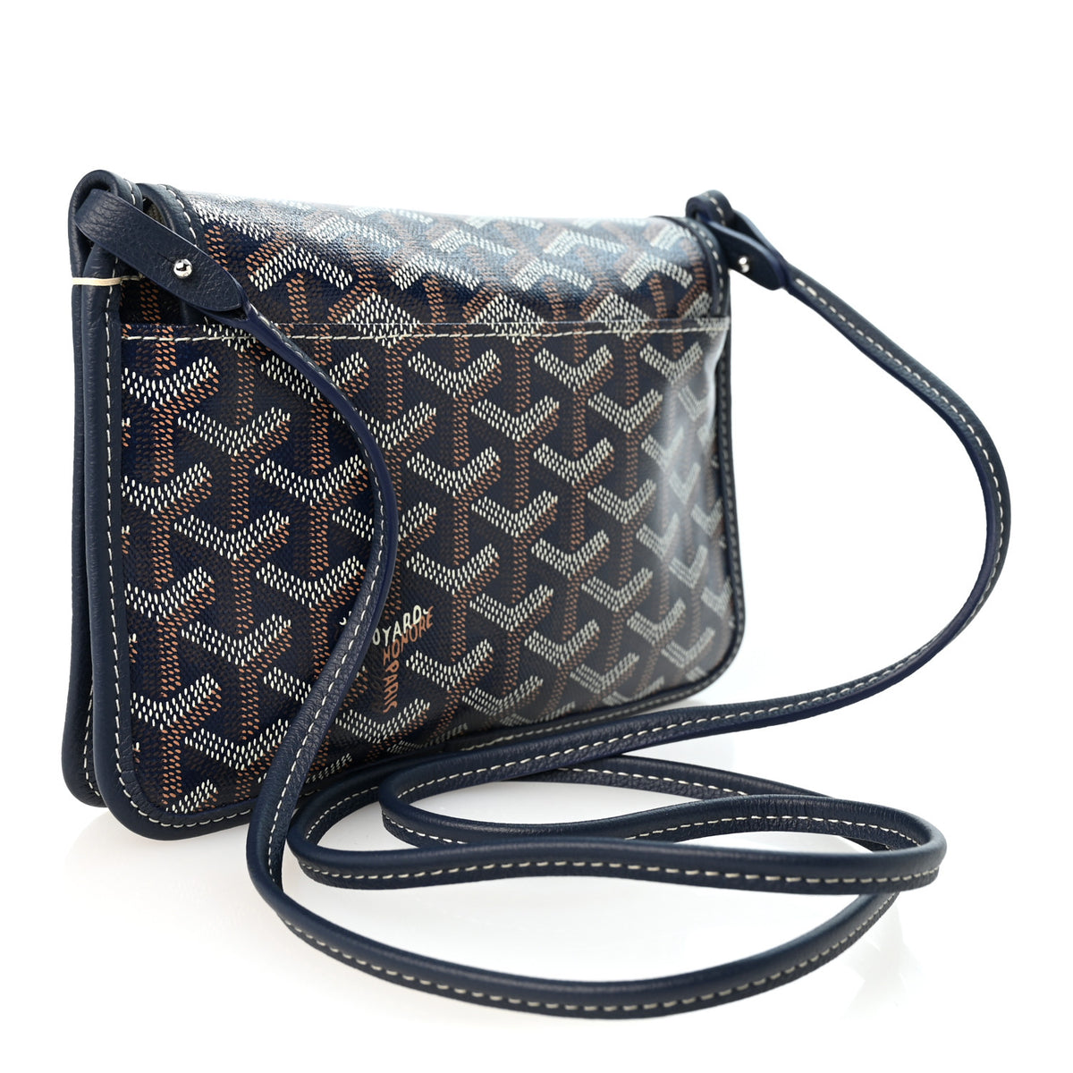 Goyard Goyardine Plumet Wallet Clutch Navy 3 of 10