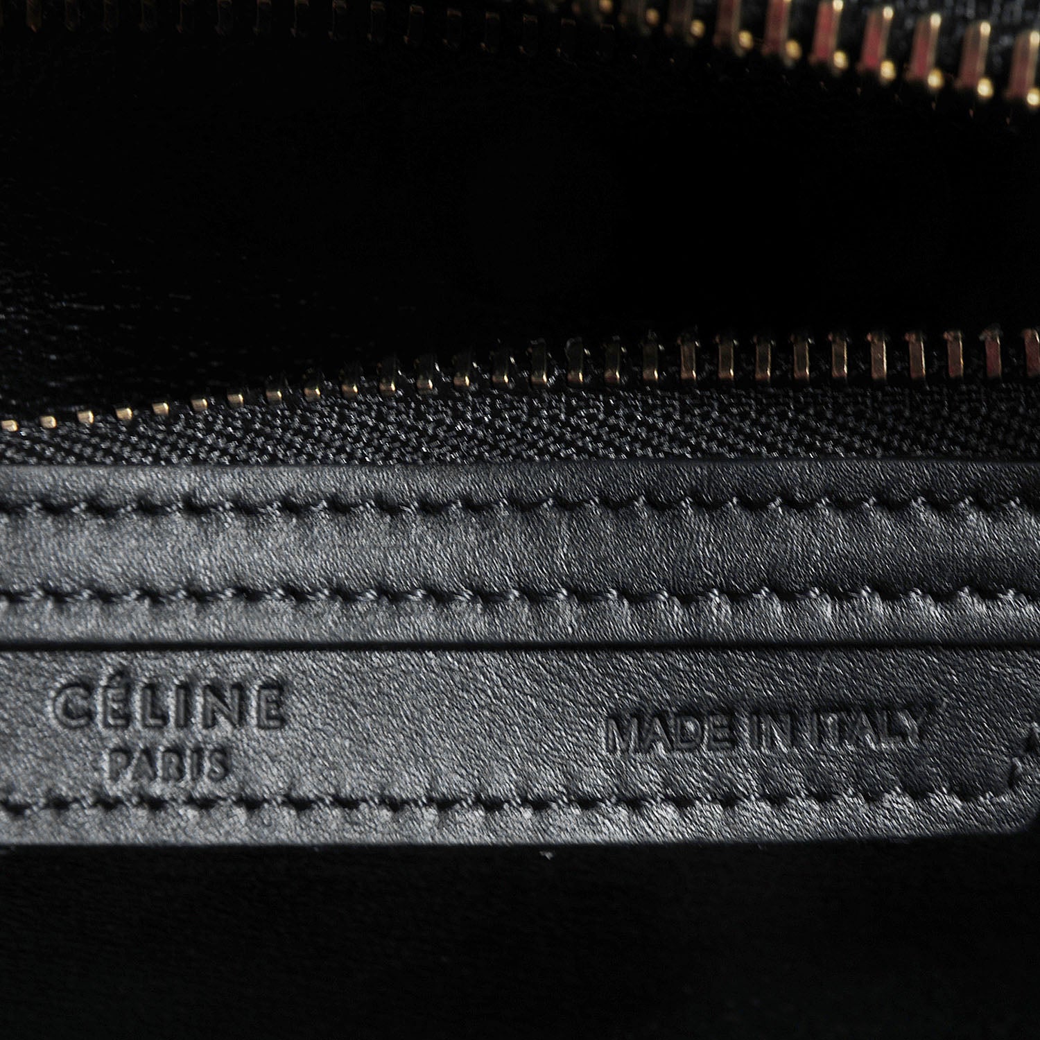 Celine Smooth Calfskin Micro Luggage Black 8 of 9