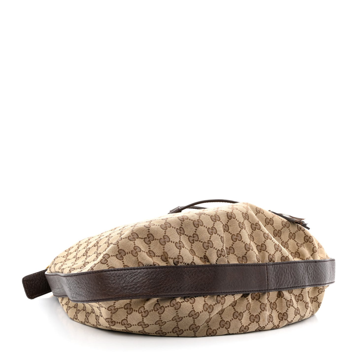 Monogram Medium Interlocking Icon Shoulder Bag Dark Brown