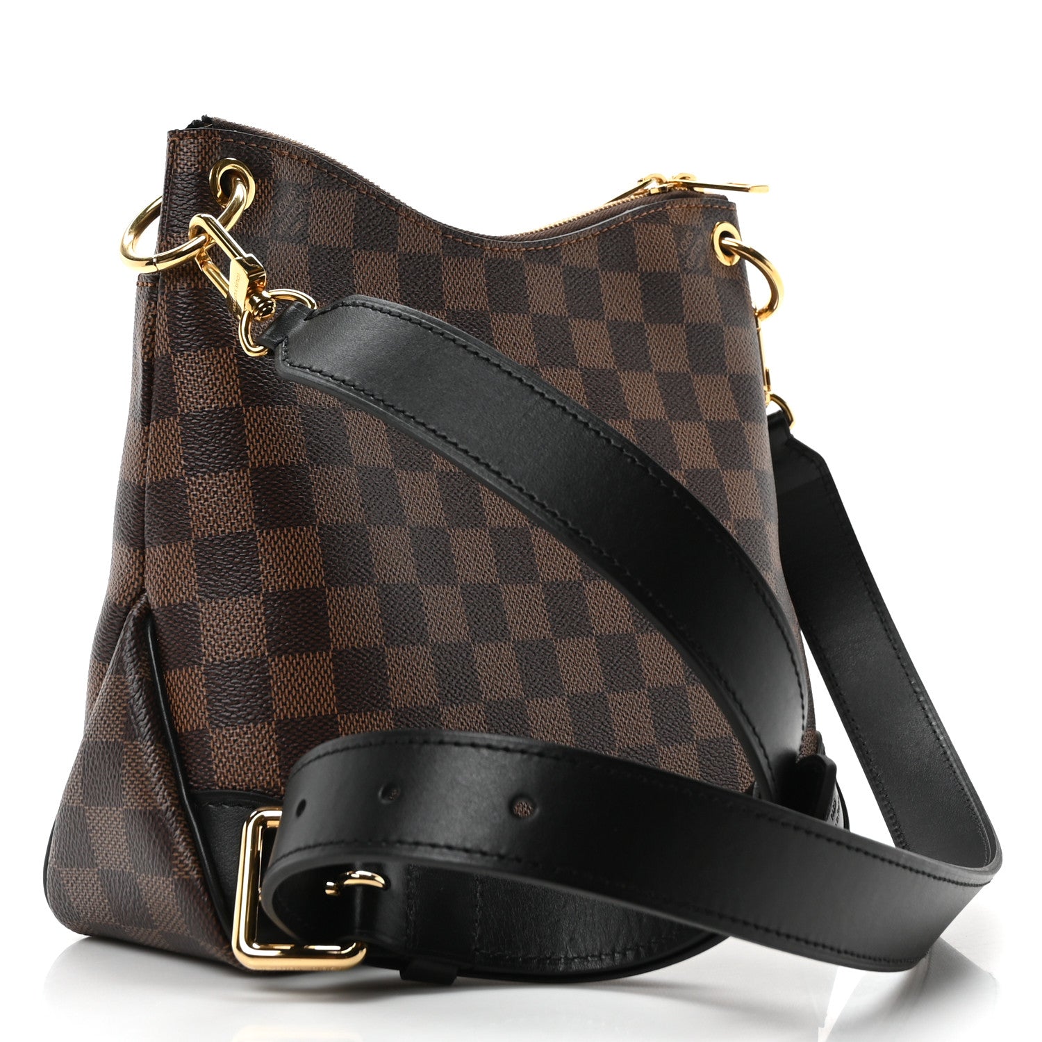 Louis Vuitton Damier Ebene Odeon PM Black 3 of 9