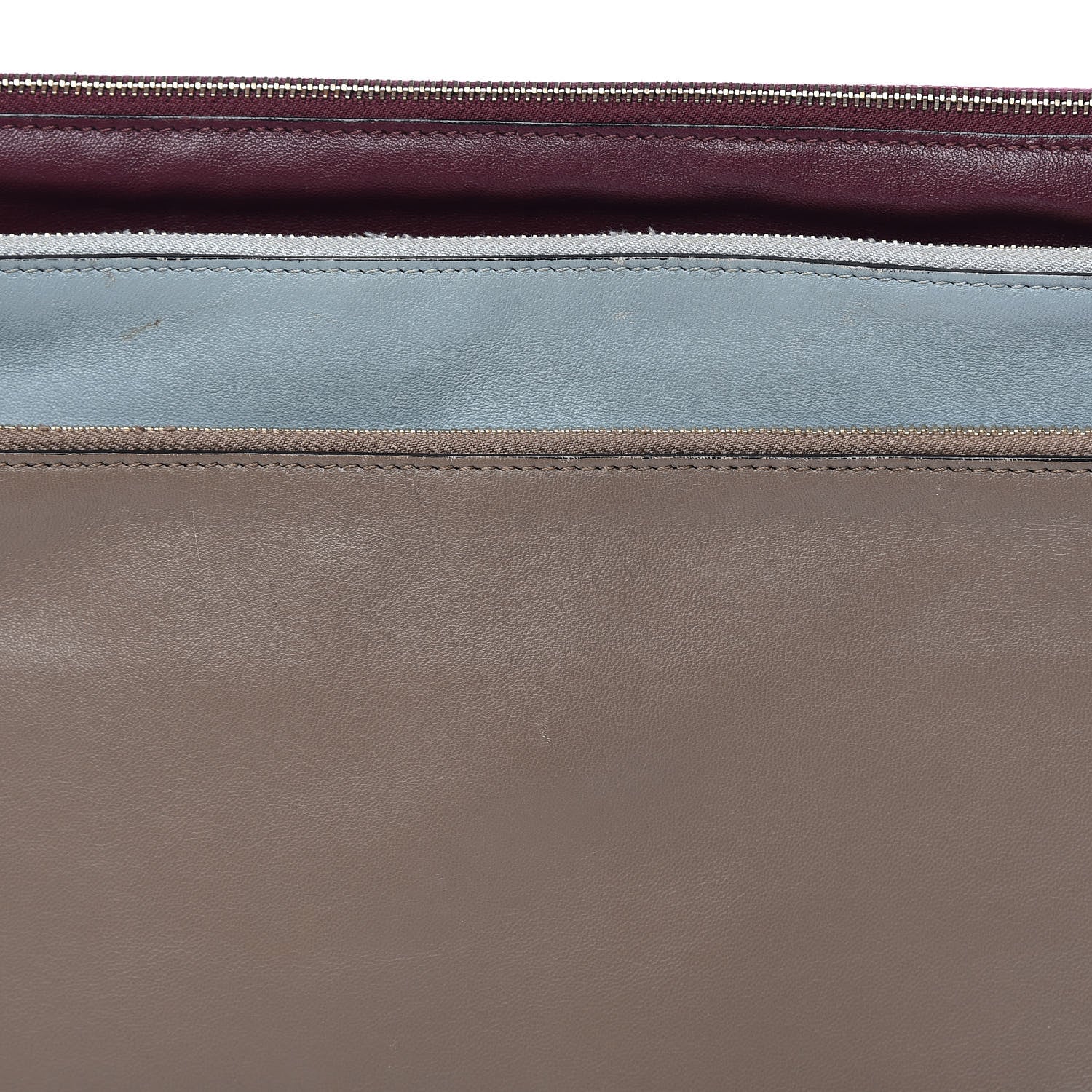 Valentino Garavani Vitello Rockstud Triple Zip Wristlet Pouch Multicolor 11 of 17