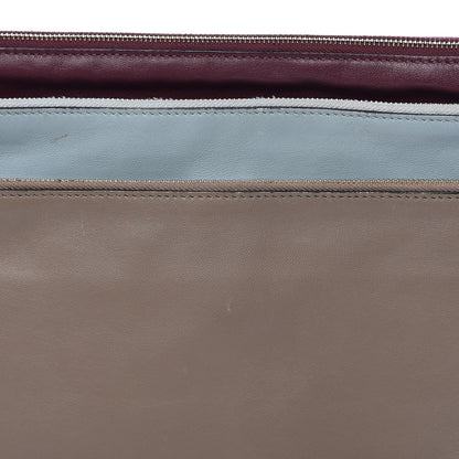 Valentino Garavani Vitello Rockstud Triple Zip Wristlet Pouch Multicolor 11 of 17