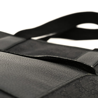 Gucci Denim Monogram Tote Bag Black 12 of 12