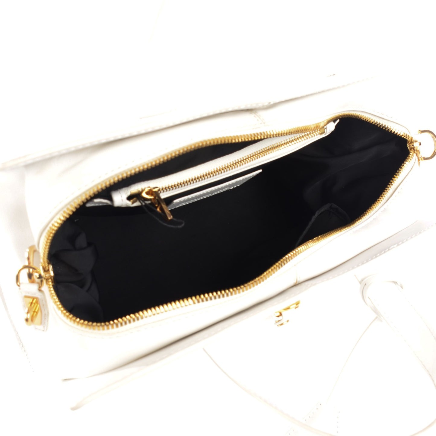 Calfskin Pelican Satchel White
