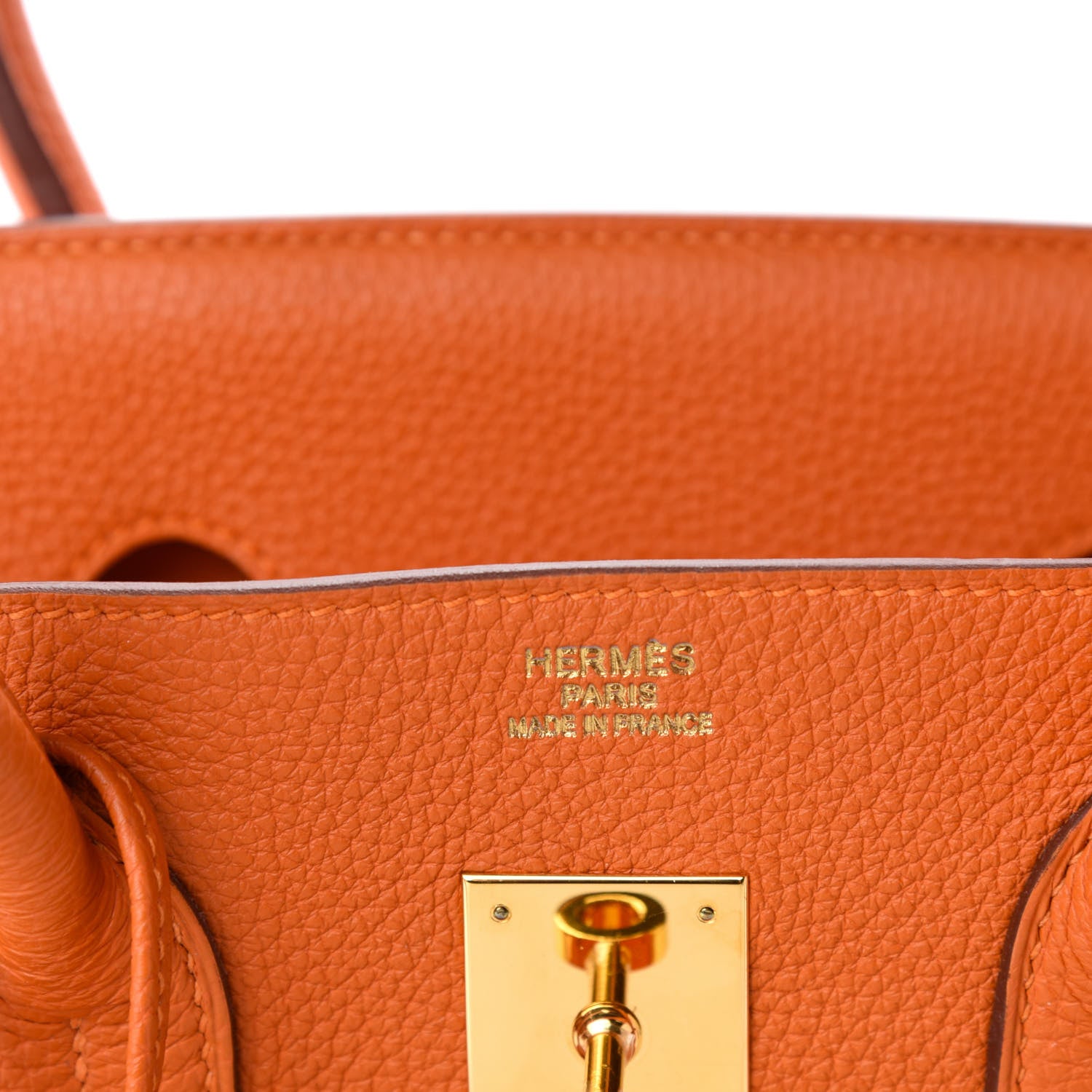 Hermes Togo Birkin 35 Orange 9 of 11