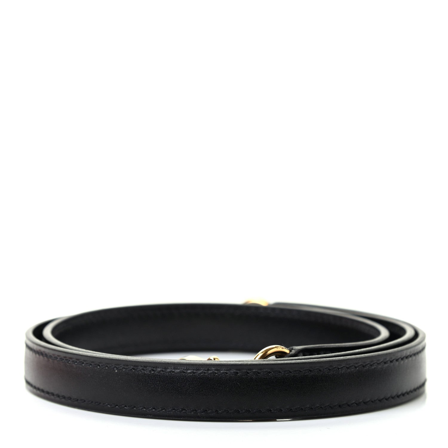 Hermes Box Kelly Shoulder Strap Black 2 of 5