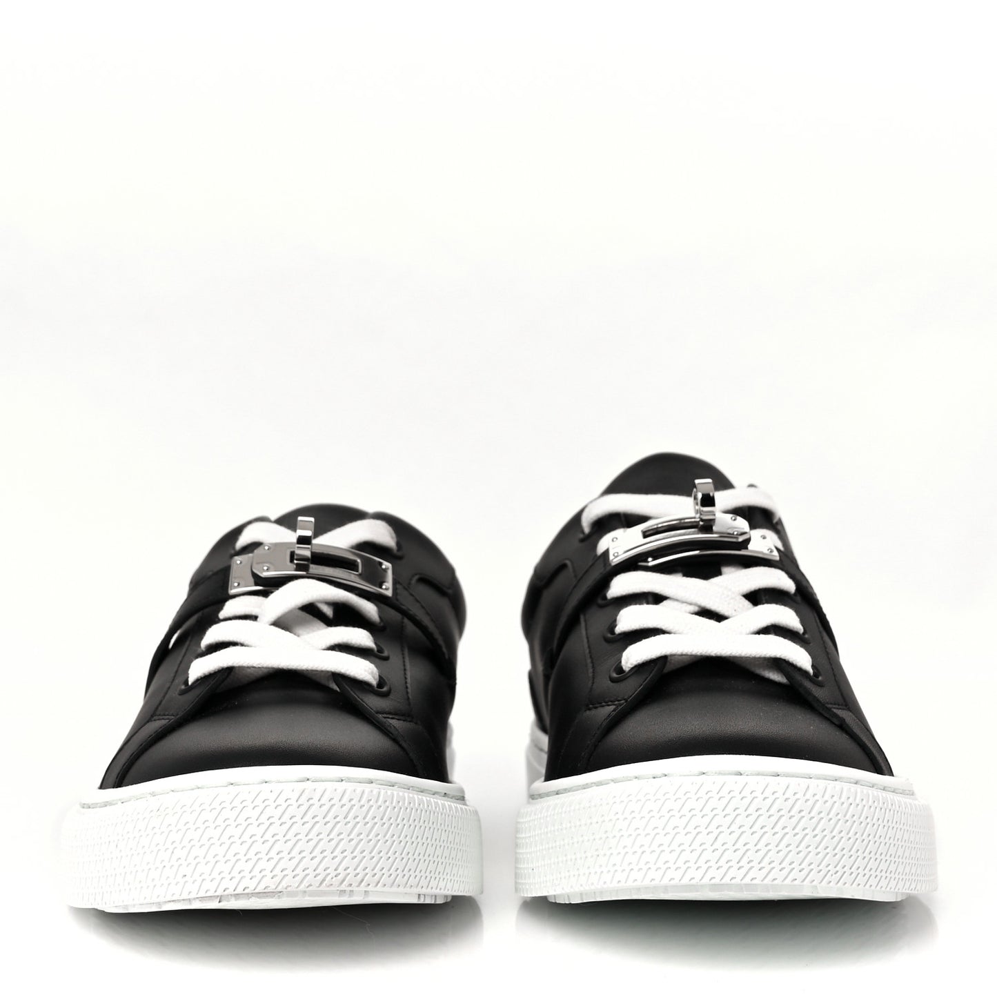 Calfskin Day Sneakers 36.5 Black