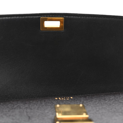 Celine Liege Calfskin Medium Classic Box Flap Bag Espresso 6 of 11