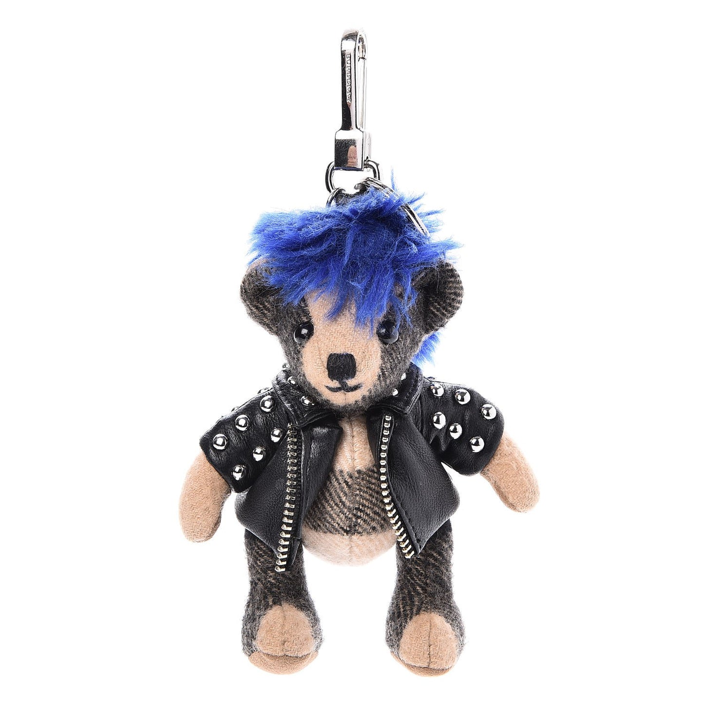 Cashmere Thomas Punk Teddy Bear Keychain Charm Camel