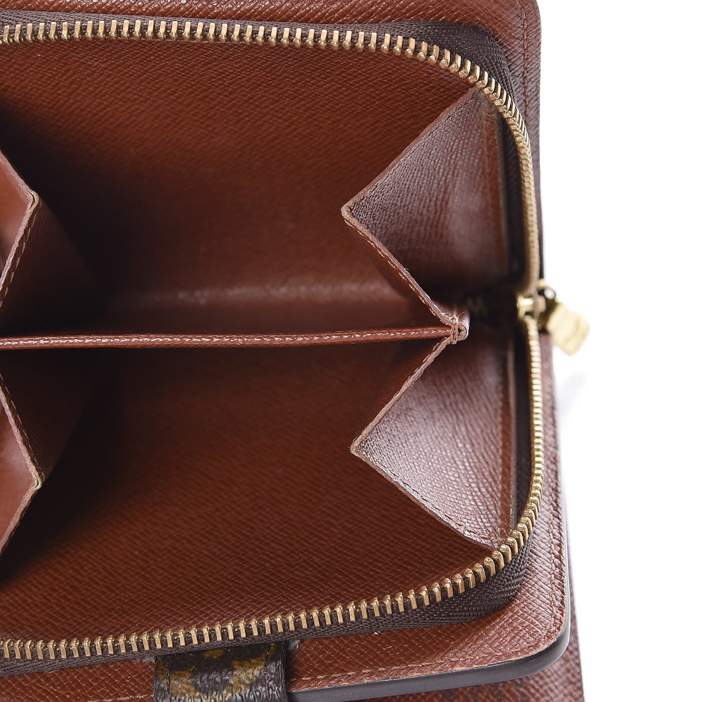 Monogram Compact Zippe Zipped Wallet