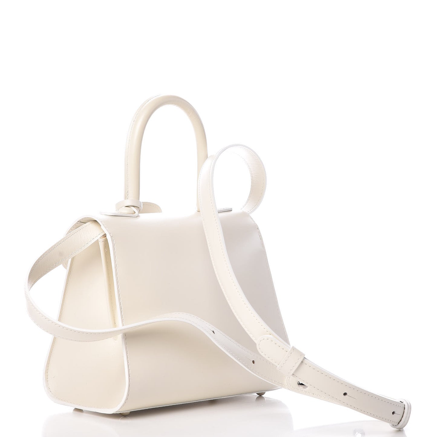 Calfskin Mini Brillant Satchel Ivory