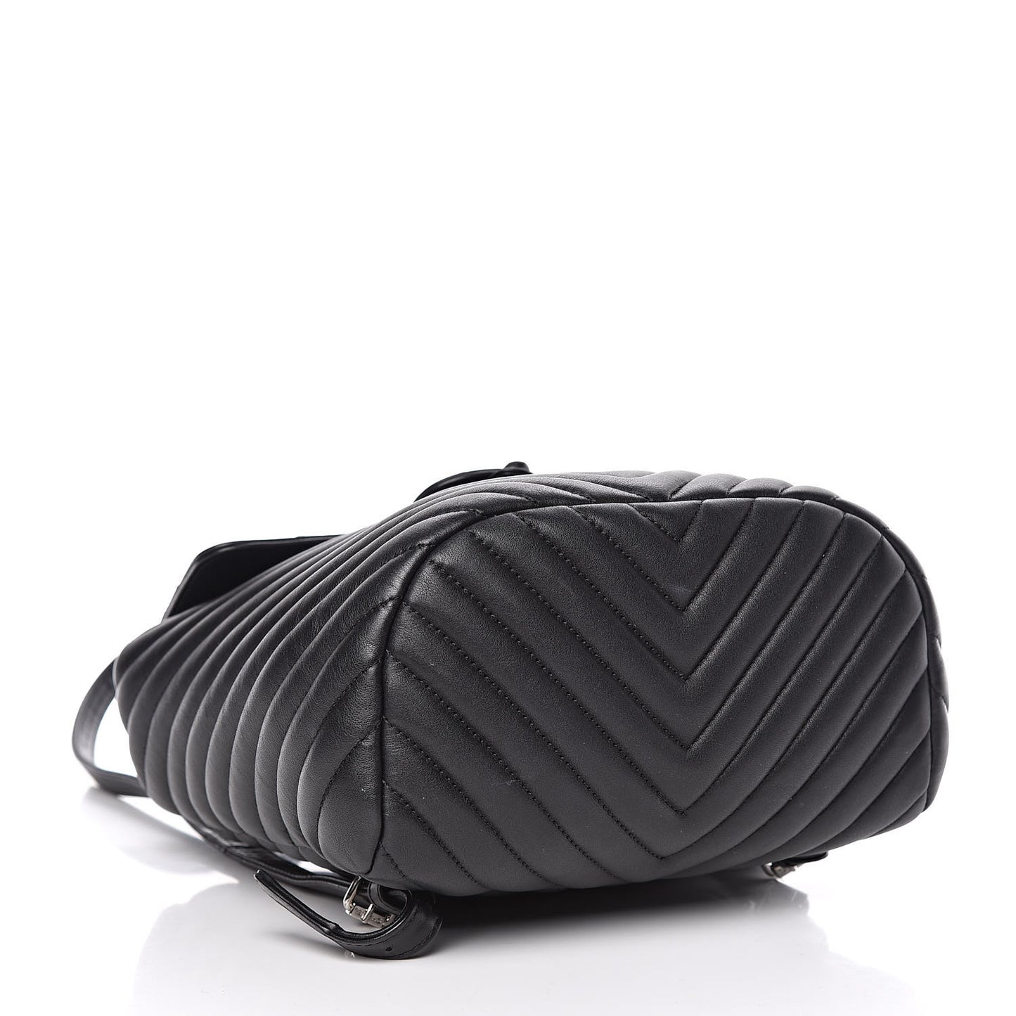 Lambskin Chevron Quilted Small Urban Spirit Backpack Black
