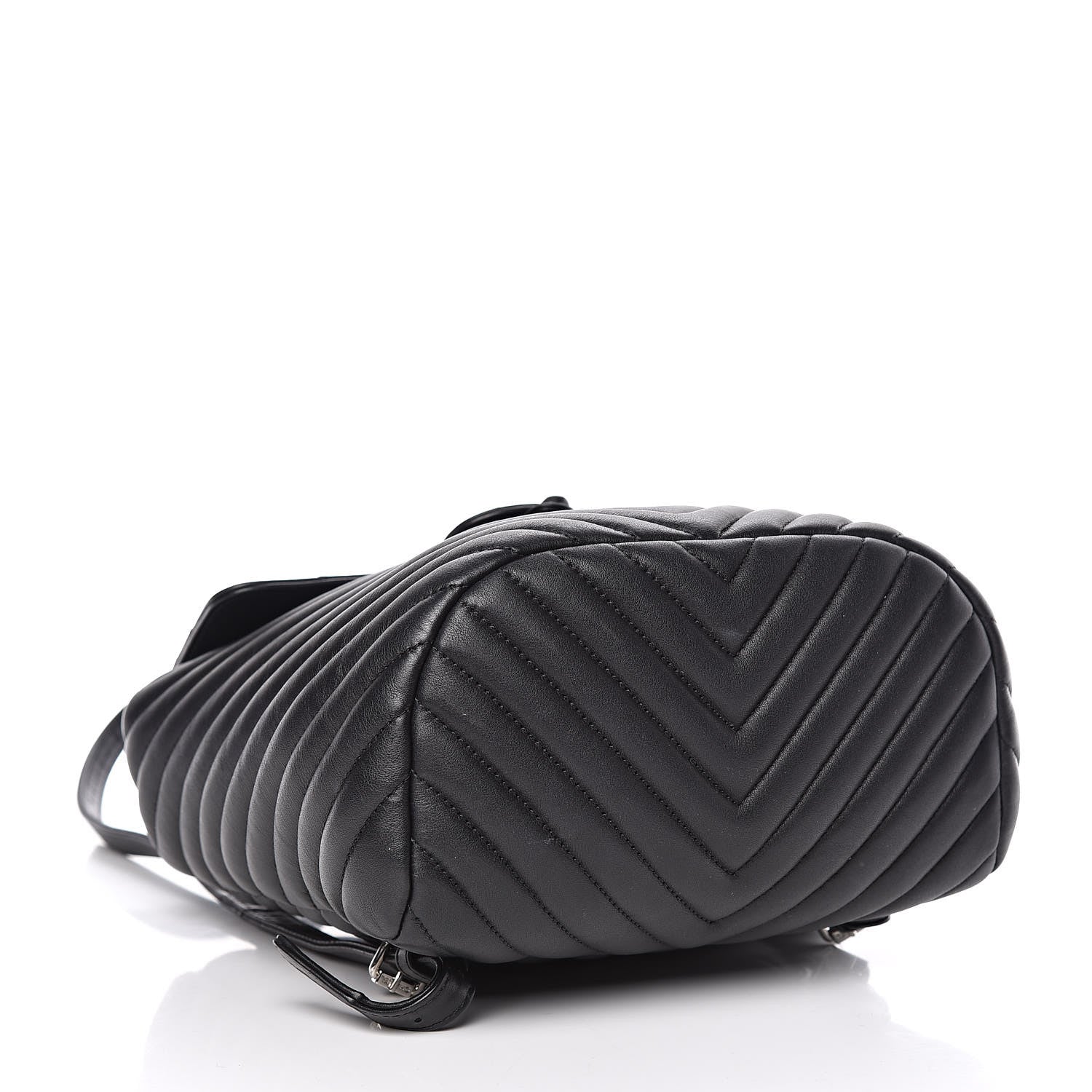Chanel Lambskin Chevron Quilted Small Urban Spirit Backpack Black 4 of 10