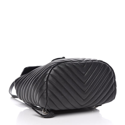 Chanel Lambskin Chevron Quilted Small Urban Spirit Backpack Black 4 of 10